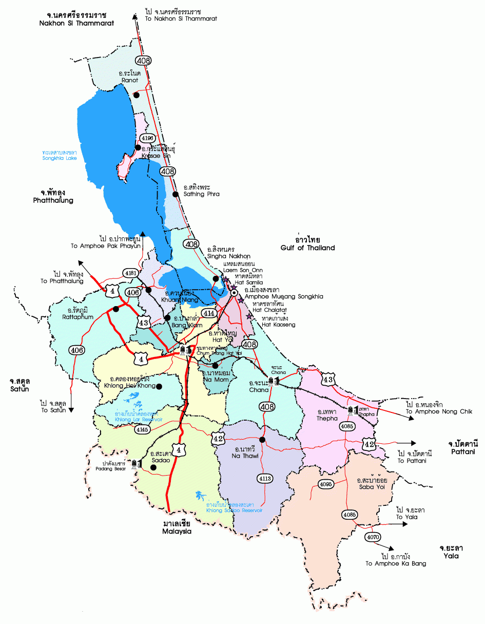 Songkhla Map
